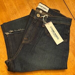 ETIENNE MARCEL -  Women's Dark Blue Straight Leg Jeans